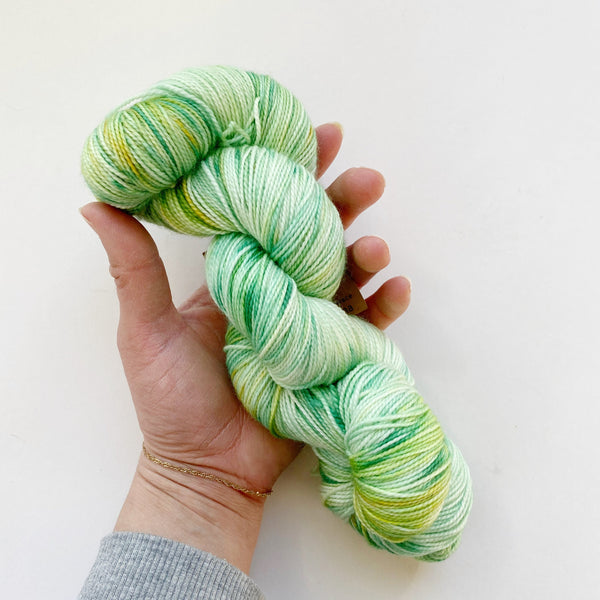 Grass Field Hand-Dyed Merino Sock Yarn