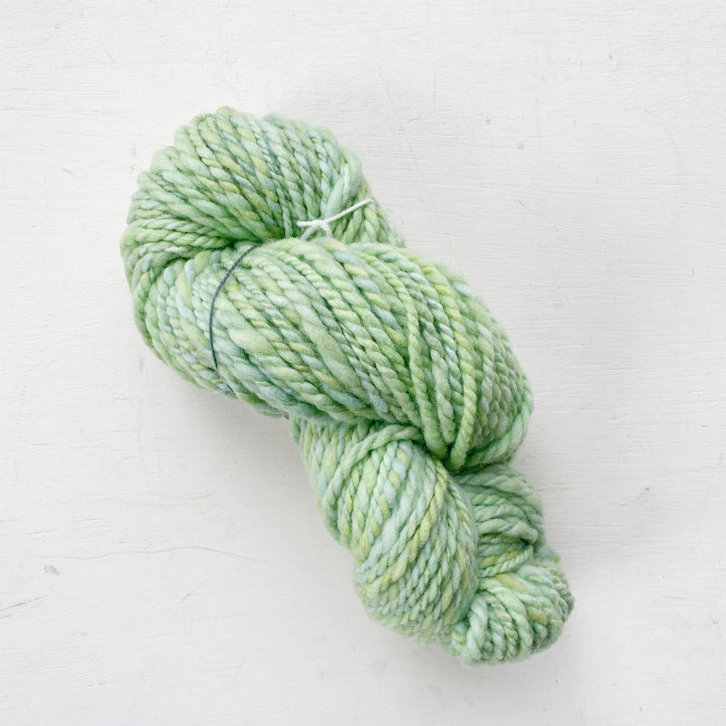 Spring Green Hand-spun Bulky Targhee Wool