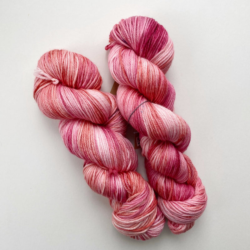 Pinkalicious Hand-Dyed Merino Worsted Weight Yarn