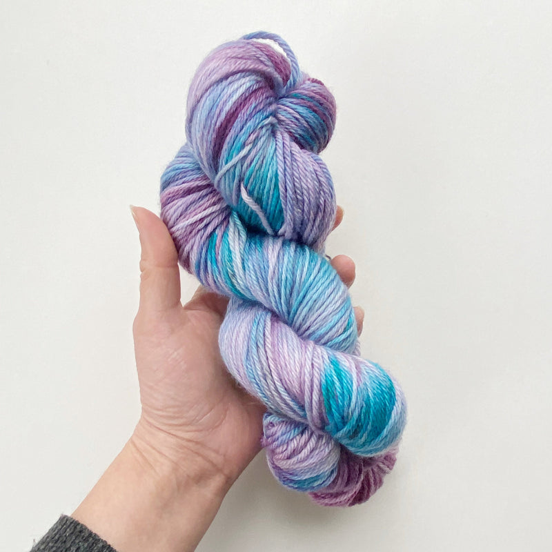 Mermaid Tails Hand-Dyed Merino Worsted Weight Yarn