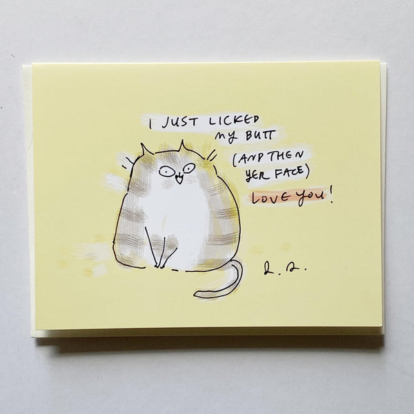 Cat owner card