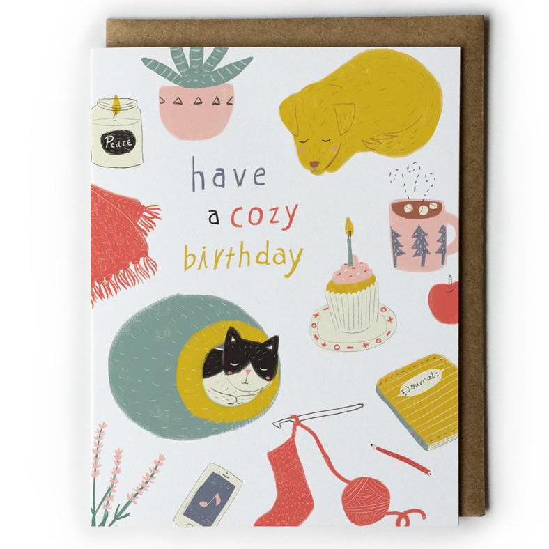 Have a Cozy Birthday Card multi images