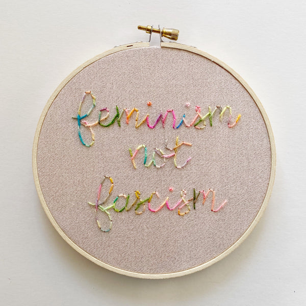 Feminist embroidery deals