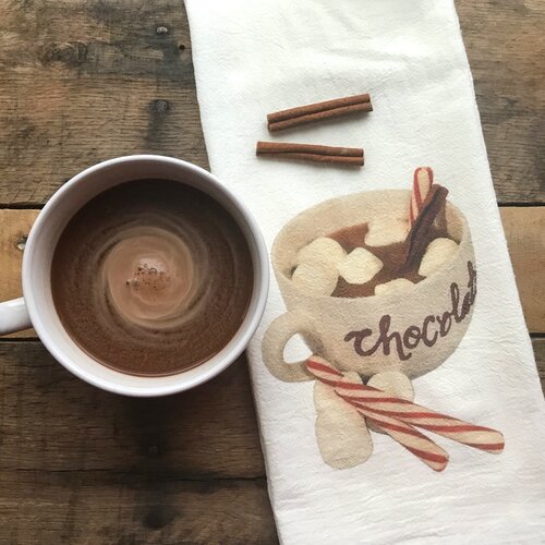 Hot Chocolate Tea Towel