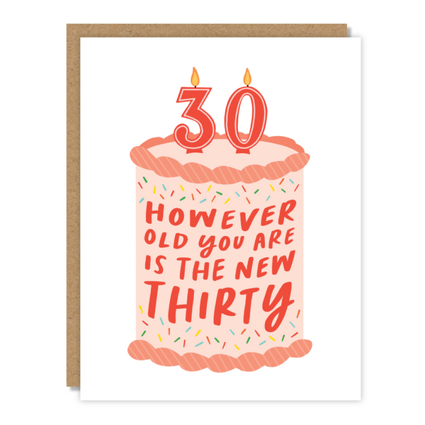 New Thirty Card