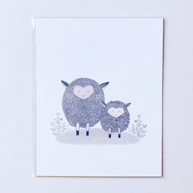 Sheep art print