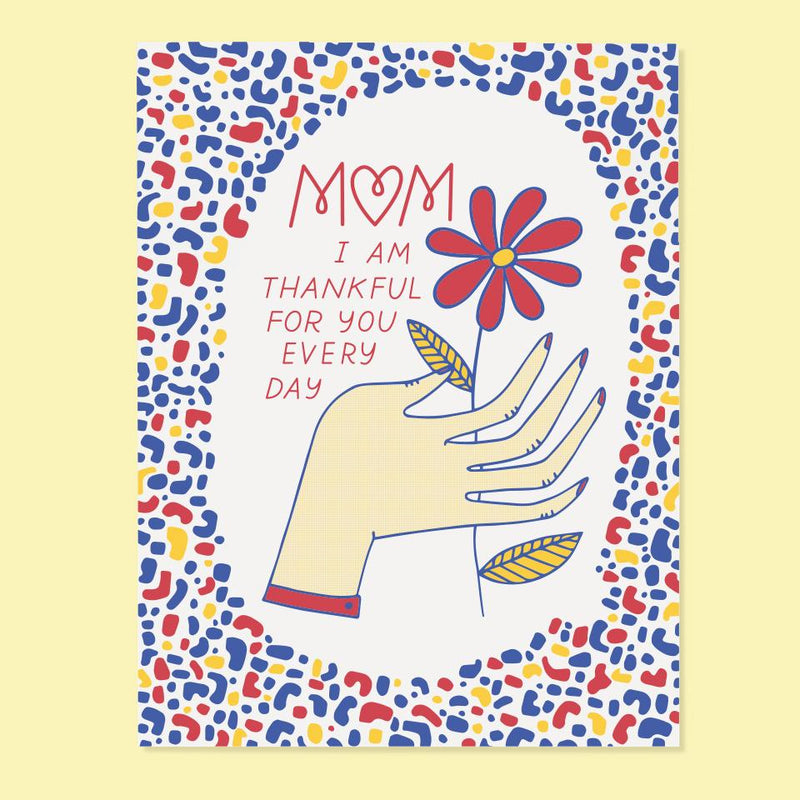 Thankful For You Mom Card