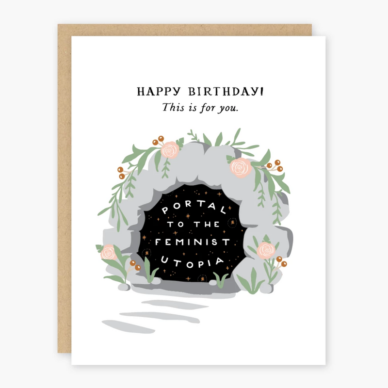 Feminist Utopia Birthday Card