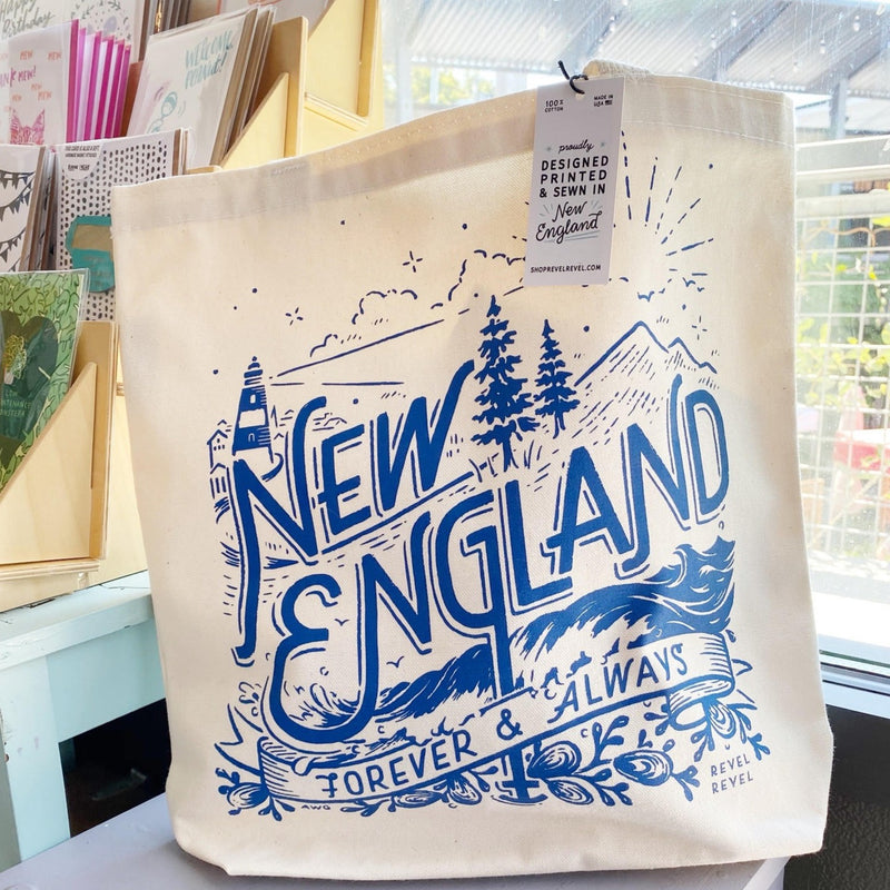 New England Forever Canvas Tote Bag